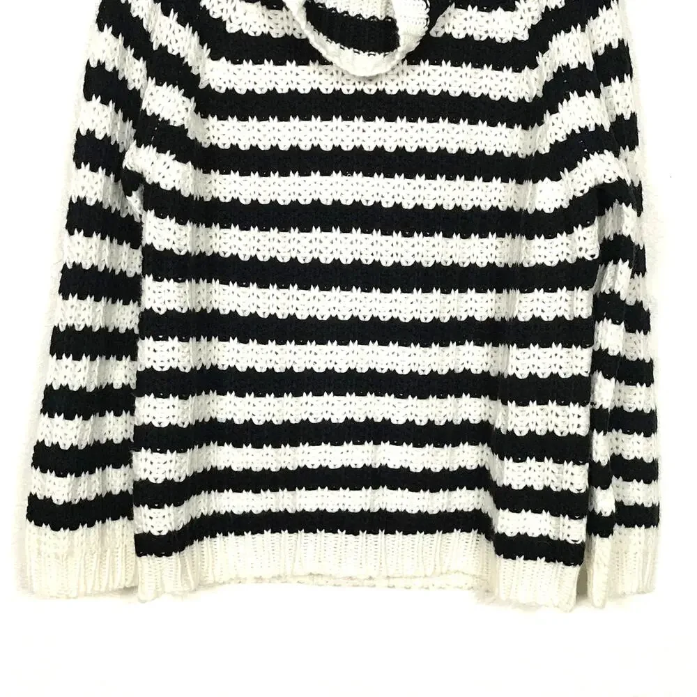 Catherine Malandrino Stripe Turtleneck Sweater - Picture 4 of 8